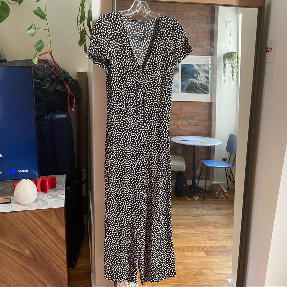 Zara floral jumpsuit